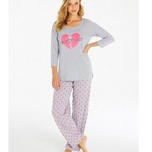 PRETTY SECERTS 3/4 SLEEVE PAJAMA SET - HEART BREAKER 16/18 (NEW WITH TAGS)